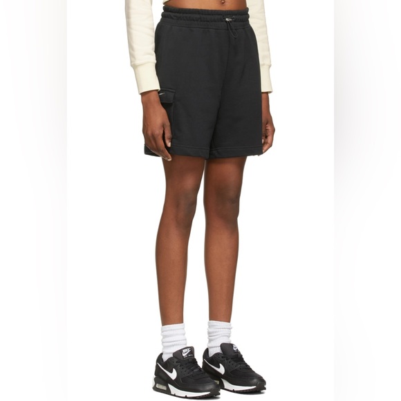 NWT NIKE Black Swoosh NSW Shorts - Picture 3 of 4